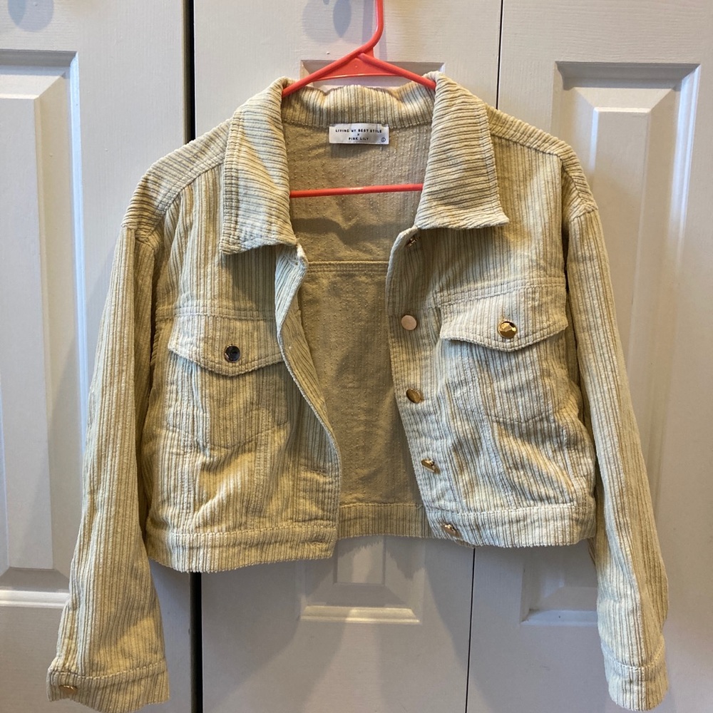 Pink Lily Corduroy Jacket